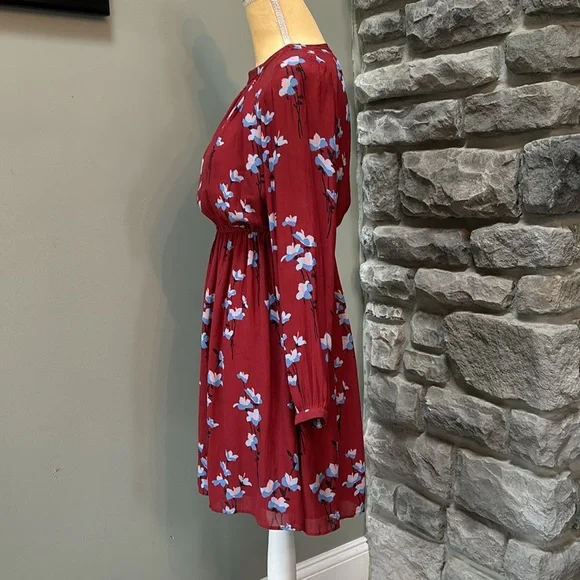 Ann Taylor Loft fall floral dress, XSP, like new - Picture 3 of 7